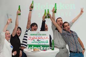 В финале Star Serve был налит лучший бокал пива Heineken