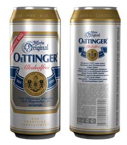 Новинка российского рынка  - безалкогольное пшеничное пиво OeTTINGER