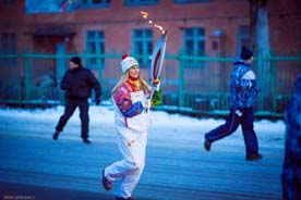 Сотрудники омского филиала «САН ИнБев» пронесли Олимпийский огонь