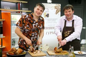 В Красноярске состоялись первые мастер-классы для любителей высокой кухни в рамках проекта «Пивной гурме» компании «Балтика»