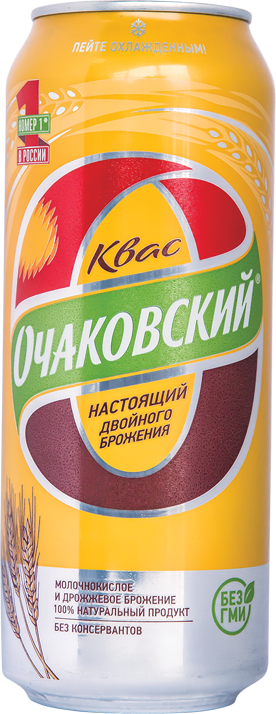 Компания «Очаково» представит обновленный дизайн флагманского бренда - кваса «Очаковский»