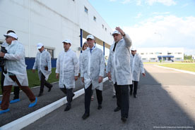 Завод Efes Rus посетил губернатор Ульяновской области