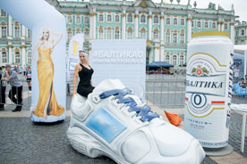 «Балтика 0» освежила участников марафона «Белые Ночи»