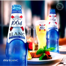 В России появился новый безалкогольный сорт французского пива Kronenbourg 1664 Blanc