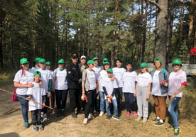 Сотрудники Новосибирского завода компании «Балтика» стали участниками масштабной экологической акции